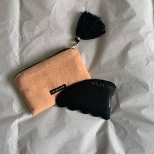 Wildling Body Gua Sha Aura Stone with Stone Pouch